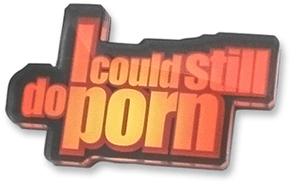 "I could still do porn" magnet